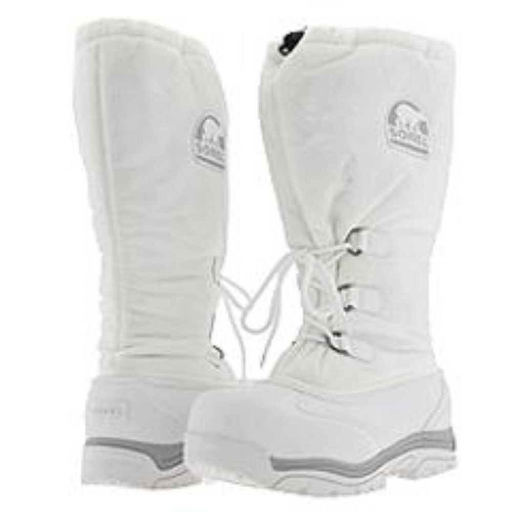 Sorel White Snowlion Cozy Winter Snow Boots